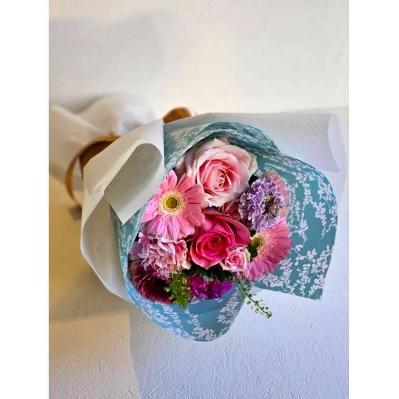 ラウンドブーケ・ピンク 900080